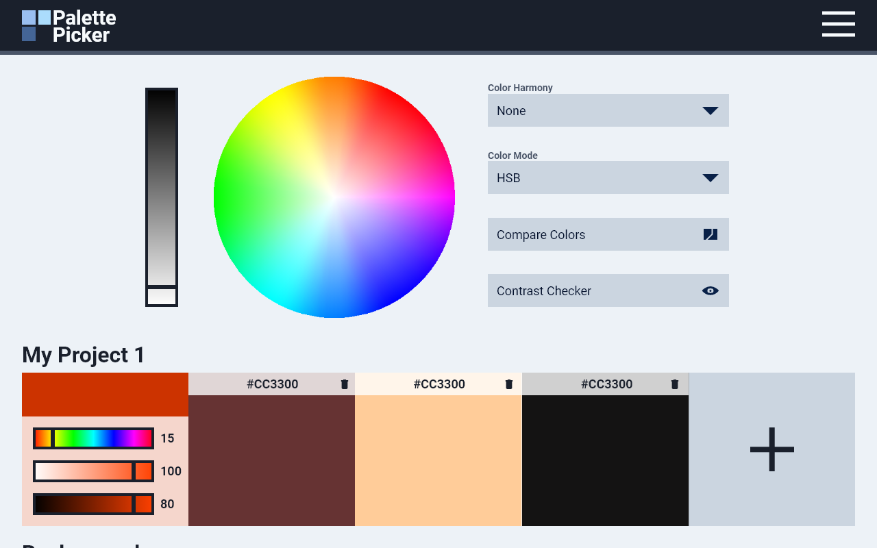 ThePalettePicker wireframe sketch